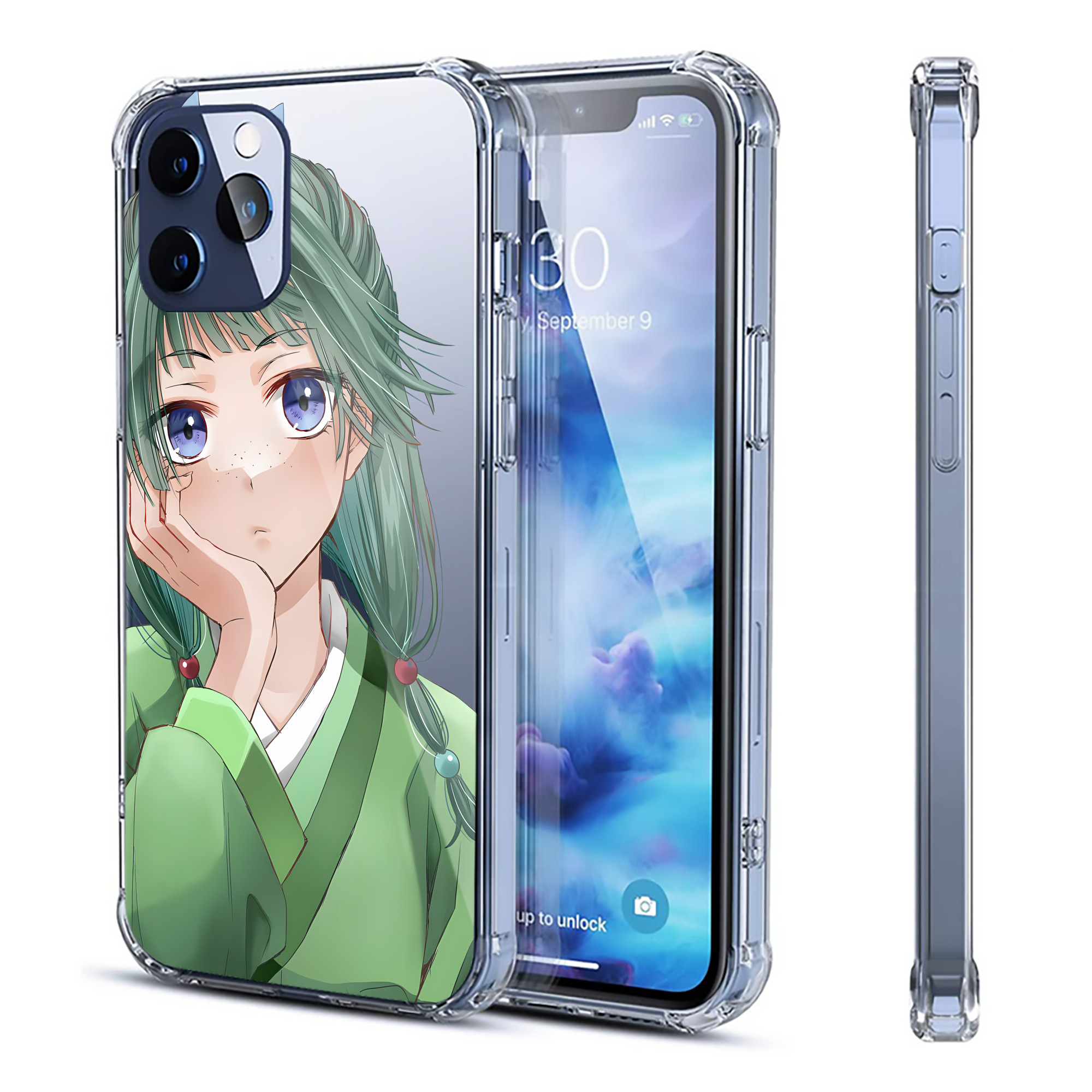 （画像用） 薬屋のひとりごと The Apothecary Diaries 【iPhone 12シリーズ対応】透明スマホケース（クリアソフトケース）